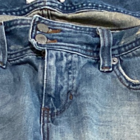 Vintage Y2K Abercrombie & Fitch Wide Leg Light Wash Jeans - Picture 3 of 16